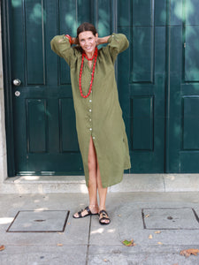 Vestido FRUFRU verde