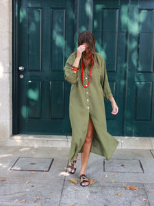 Vestido FRUFRU verde
