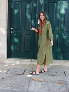Vestido FRUFRU verde