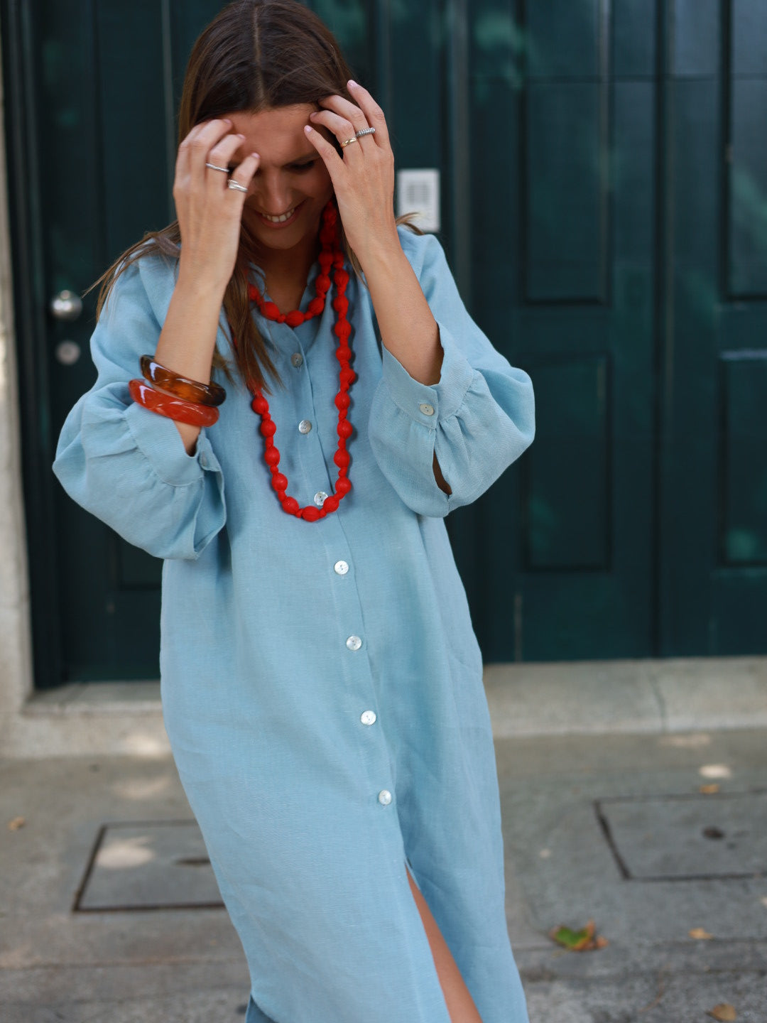 Vestido FRUFRU azul