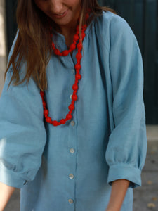 Vestido FRUFRU azul