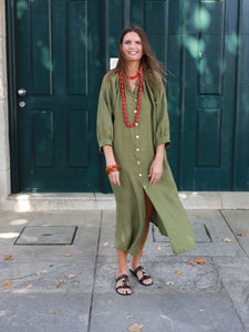 Vestido FRUFRU verde