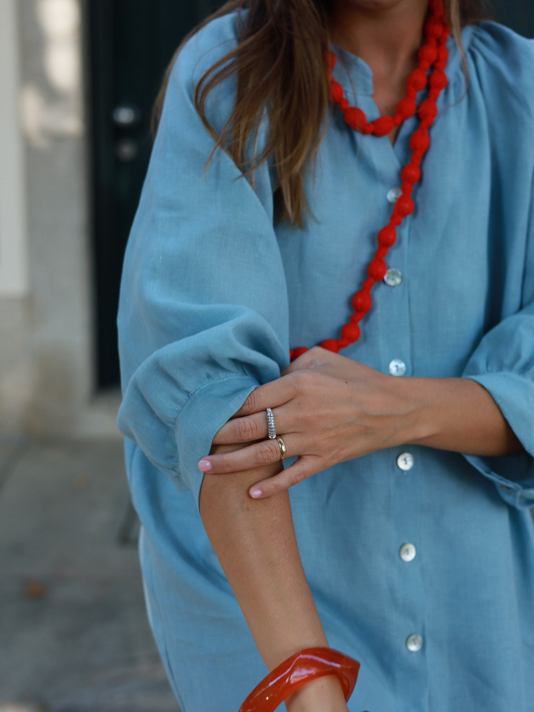 Vestido FRUFRU azul