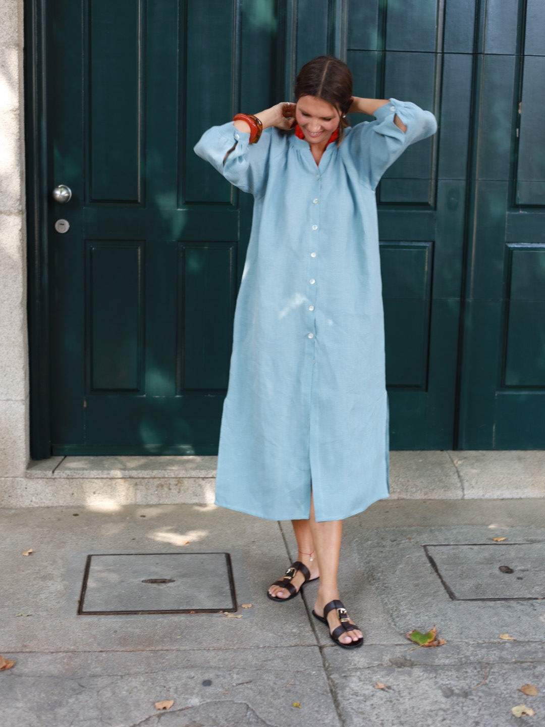 Vestido FRUFRU azul