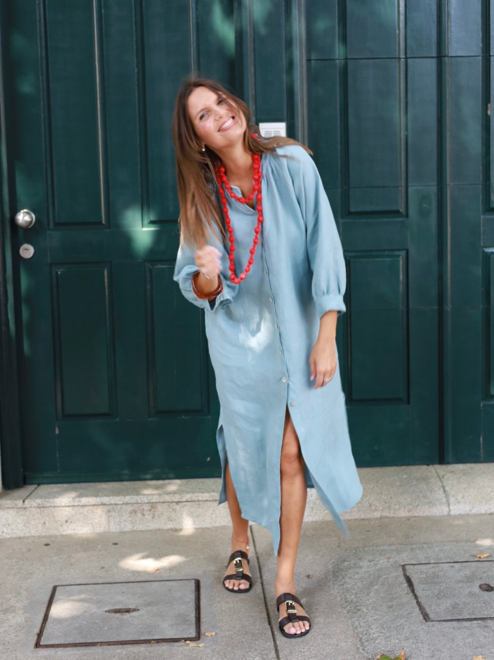 Vestido FRUFRU azul