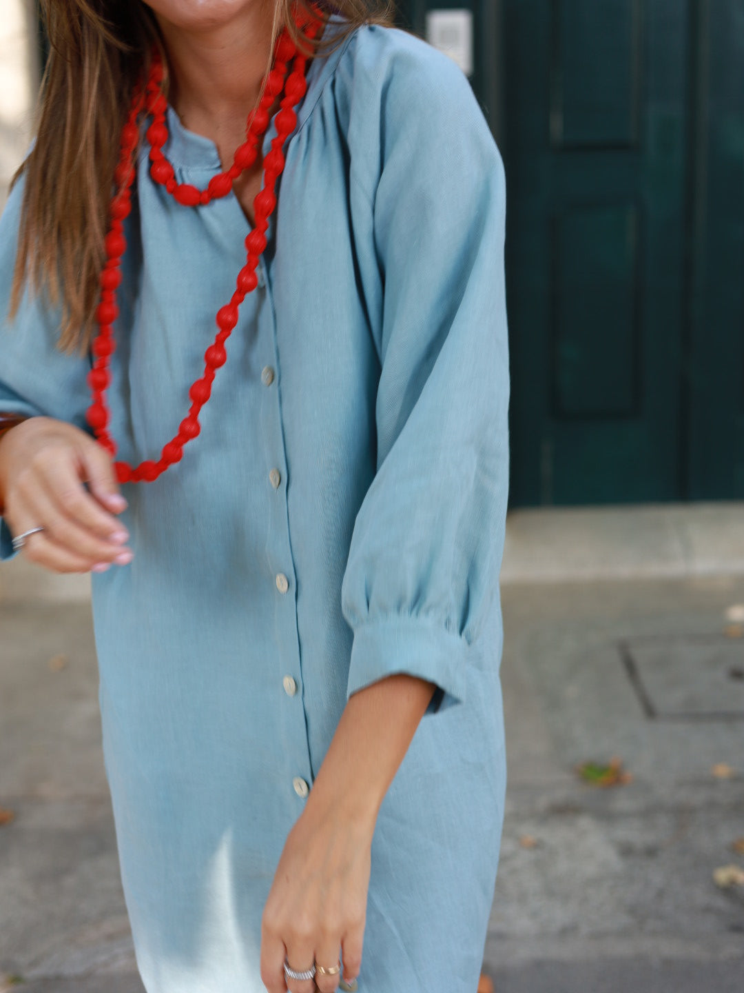 Vestido FRUFRU azul