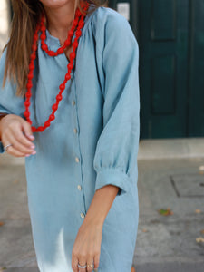 Vestido FRUFRU azul