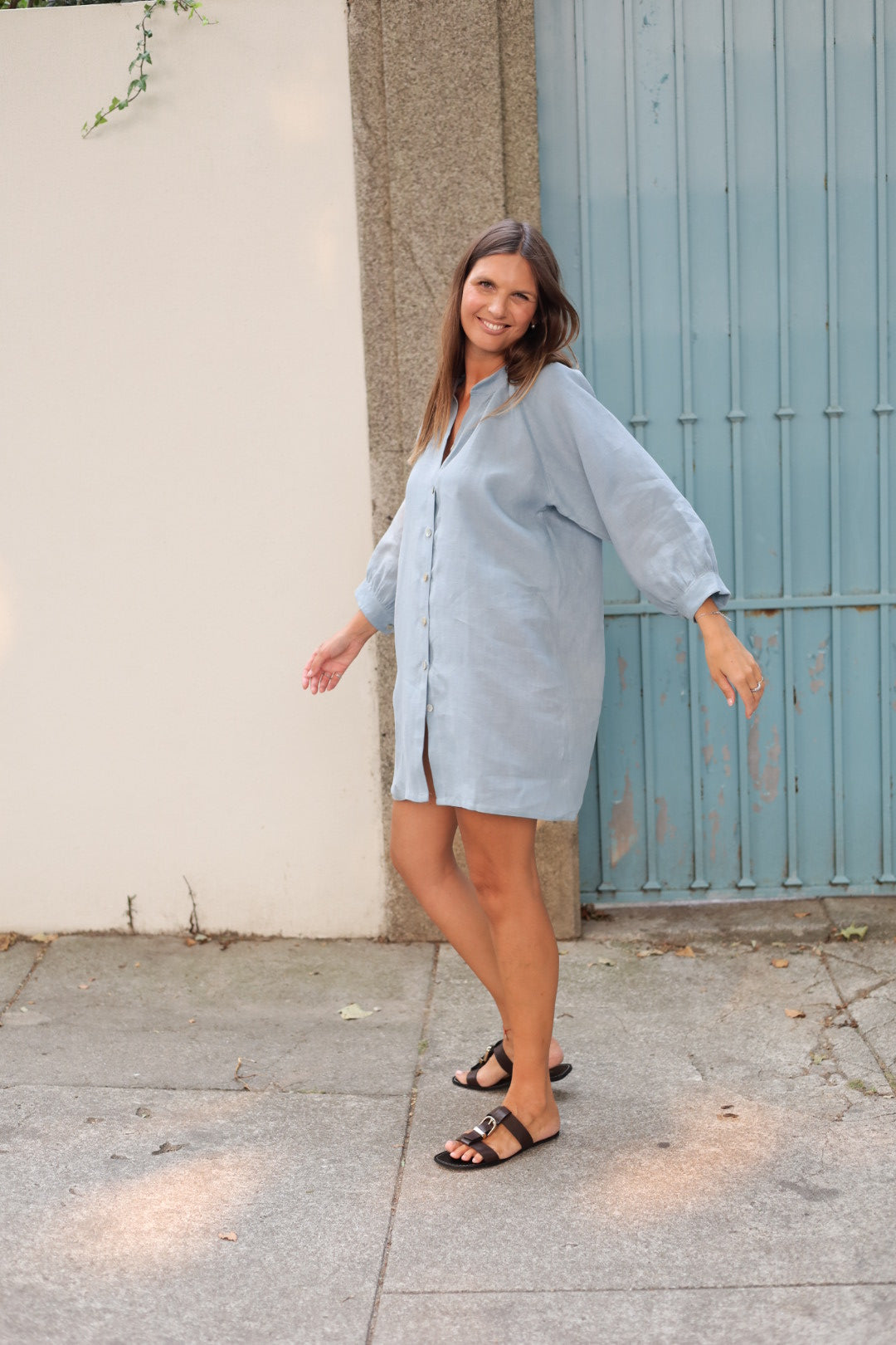 Vestido FRIDA studio azul