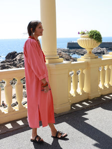 Vestido FRUFRU coral