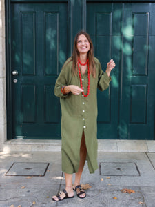 Vestido FRUFRU verde