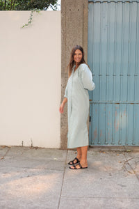Vestido FRUFRU verde água