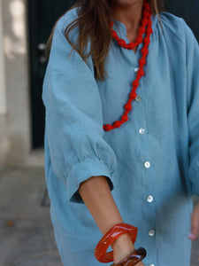 Vestido FRUFRU azul